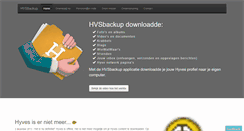 Desktop Screenshot of hvsbackup.nl
